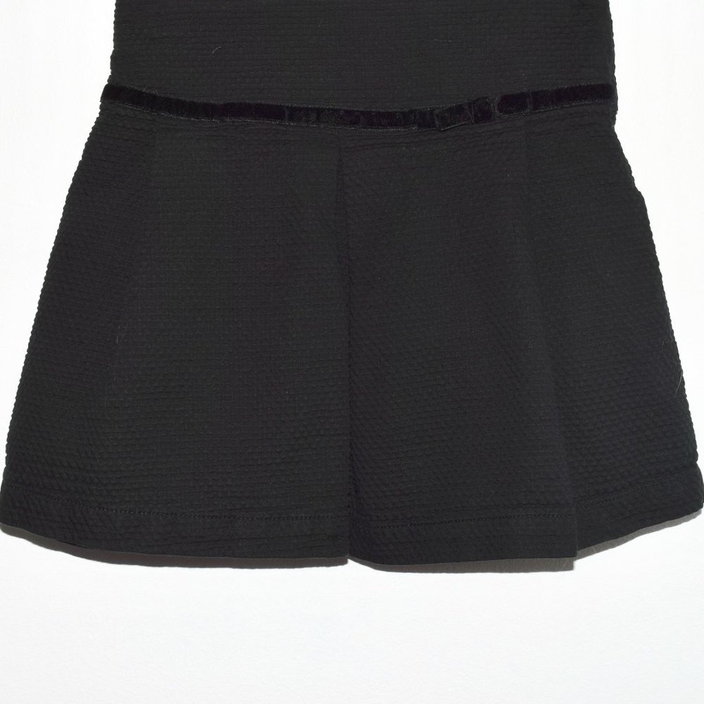 Gymboree Black Skirt with Velvet Bow Across Drop Waist - Size 8